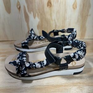 Sam Edelman Ashie Anthropologie Scarf Platform Sandals Women’s Size 9.5